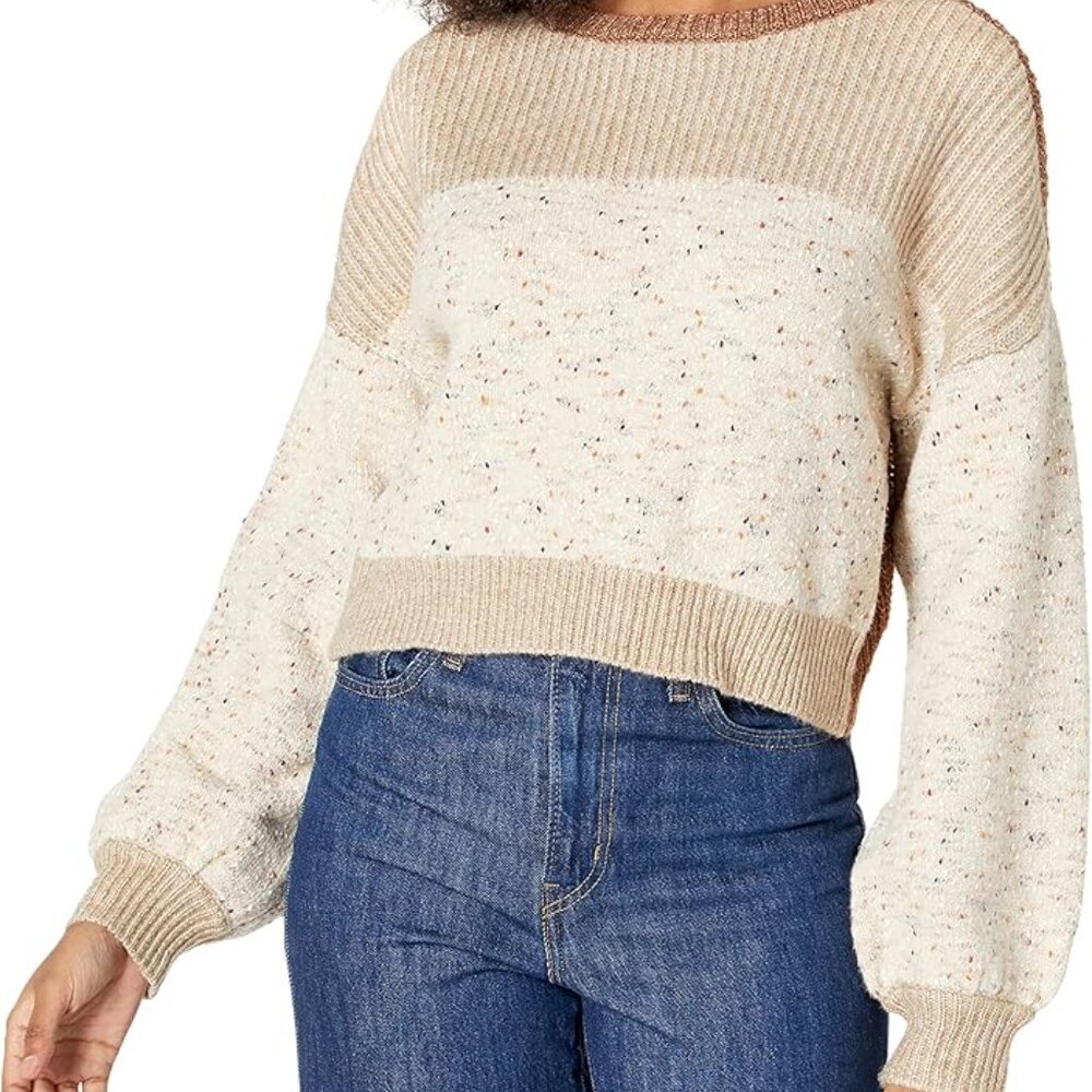 BB Dakota Writer’s Block two tone speckled Sweater